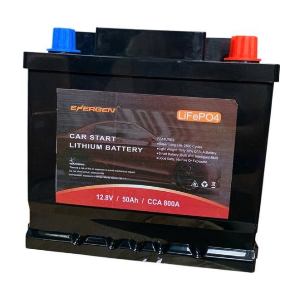 Pin khởi động ôtô H4-50AH (cọc lõm)